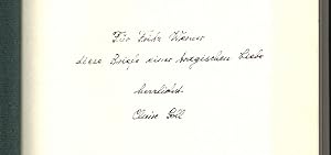 Seller image for Briefe. Widmungsexemplar. Mit einem Vorwort von Kasimir Edschmid, for sale by Stader Kunst-Buch-Kabinett ILAB