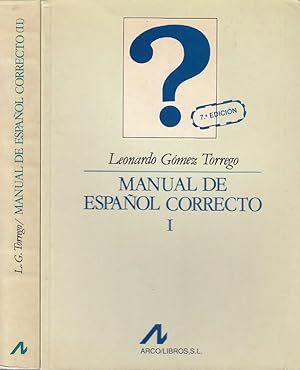 MANUAL DE ESPAÑOL CORRECTO 2 Tomos OBRA COMPLETA