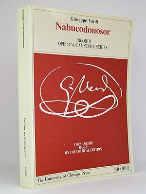 Nabucodonosor : Vocal Score based on the Critical Edition. (Reihe: Ricordi Opera Vocal Score Series)