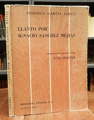 Llanteo por Ignacio Sanchez Mejias. Grabados en madera por Luis Seoane. Contiene 6 grabados en bl...
