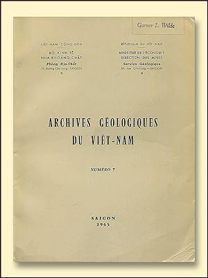 Archives Geologiques Du Viet-Nam Numero 7