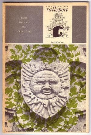 Bild des Verkufers fr Reed College Sallyport Volume 30 Number 1 (January 1971) zum Verkauf von Book Happy Booksellers