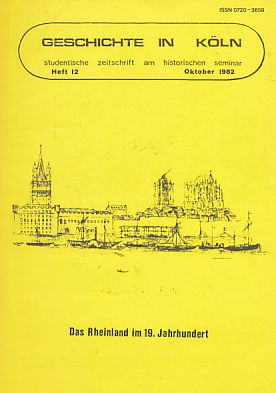 Bild des Verkufers fr Der 'alte' Dom. Heft 11; Geschichte in Kln. Studentische Zeitschrift . 1982. zum Verkauf von Fundus-Online GbR Borkert Schwarz Zerfa
