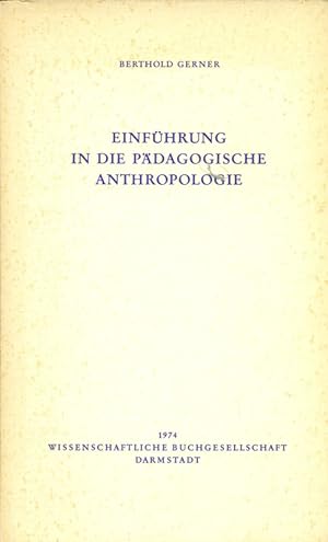 Einführung in die pädagogische Anthropologie.