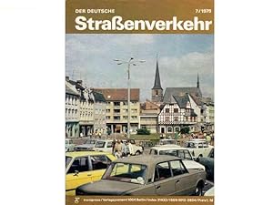 Der deutsche Straßenverkehr. 3 Titel/Jahrgänge (36 Ausgaben). 1.) 1978: Heft 1 bis 12 (komplett)....
