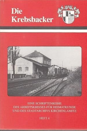 Bild des Verkufers fr Die Krebsbacker. Enthlt: Heinrich Meyer - Die Lokalbahn Ost / Werner Bergmann - Von der Brgermeistermedaille zur Amtskette / Hans Benker - Mein Lamitztal / Werner Bergmann - Eduard Wagner 1894 bis 1944 (= Eine Schriftreihe des Arbeitskreises fr Heimatkunde und des Stadtarchivs Kirchenlamitz. Heft 4 ). zum Verkauf von Antiquariat Carl Wegner