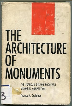 Image du vendeur pour The Architecture of Monuments: The Franklin Delano Roosevelt Memorial Competition mis en vente par Antikvariat Valentinska