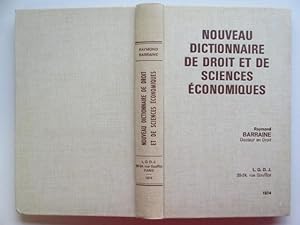Seller image for Nouveau dictionnaire de droit et de sciences conomiques for sale by Aucott & Thomas