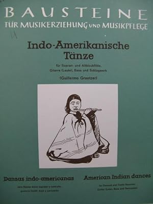 Indo-Amerikanische Tänze Flûte à bec Guitare Luth 1962