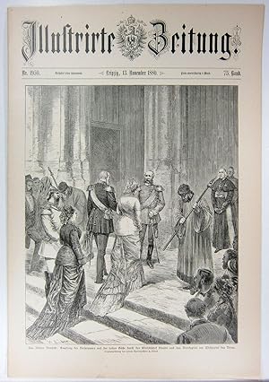 Der Kölner Dom. NACHDRUCK: "Illustrirte Zeitung. Nr. 1950, Leipzig, Weber, Brockhaus, 1880".