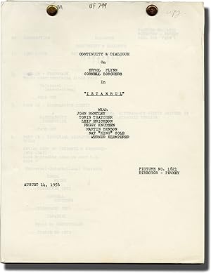 Seller image for Istanbul (Original post-production script for the 1957 film) for sale by Royal Books, Inc., ABAA