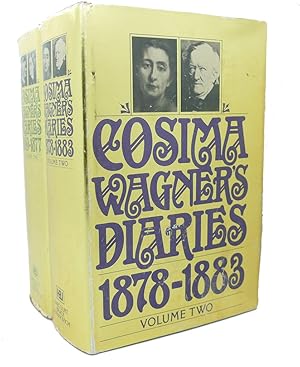 Bild des Verkufers fr COSIMA WAGNER'S DIARIES, VOLS. 1 & 2 : 1869-1877,1878-1883 zum Verkauf von Rare Book Cellar