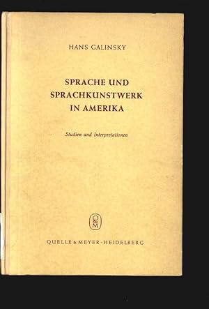 Seller image for Sprache und Sprachkunstwerk. Studien und Interpretationen. for sale by Antiquariat Bookfarm