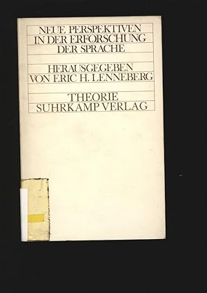 Bild des Verkufers fr Neue Perspektiven in der Erforschung der Sprache. zum Verkauf von Antiquariat Bookfarm