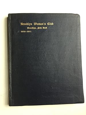 Bild des Verkufers fr Year Book of the Brooklyn Woman's Club 1910 -1911 zum Verkauf von WellRead Books A.B.A.A.