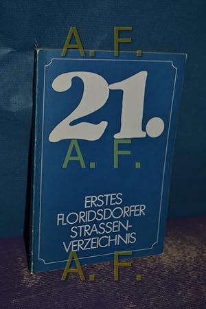 Seller image for Erstes Floridsdorfer Straenverzeichnis. zsgest. von, Bruno Sykora, Richard Vogel for sale by Antiquarische Fundgrube e.U.