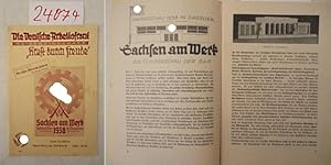 Sachsen am Werk. Jahresschau 1938 in Dresden vom 17. Juni bis 18. September 1938. Gau Sachsen, Un...