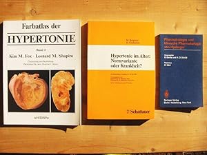 Immagine del venditore per Drei Bcher: 1. Farbatlas der Hypertonie Band 2 ; 2. Hypertonie im Alter: Normvariante oder Krankheit? ; 3. Pharmakologie und klinische Pharmakologie von Hydergin venduto da Versandantiquariat Manuel Weiner