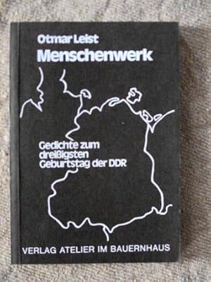 Menschenwerk. Gedichte zum dreißigsten Geburtstag der DDR.