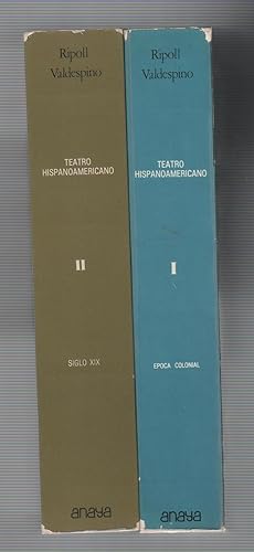 Imagen del vendedor de Teatro hisoanoamericano. Antologa crtica. (2 vol.). a la venta por Librera El Crabo