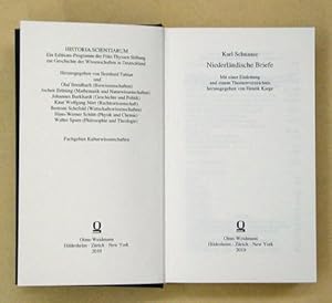 Bild des Verkufers fr Niederlndische Briefe. Mit einer Einleitung und einem Themenverzeichnis herausgegeben. [Reprint]. zum Verkauf von antiquariat peter petrej - Bibliopolium AG