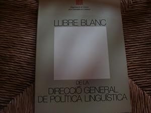 Imagen del vendedor de Llibre Blanc de la Direcci General de Poltica Lingstica a la venta por Llibres Capra