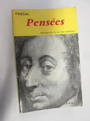 Image du vendeur pour Pascal: PensÃ es (Classiques Garnier) mis en vente par Goldstone Rare Books