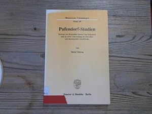 Imagen del vendedor de Pufendorf-Studien. Beitrge zur Biographie Samuel von Pufendorfs und zu seiner Entwicklung als Historiker und theologischer Schriftsteller. Historische Forschungen, Bd. 49. a la venta por Antiquariat Bookfarm