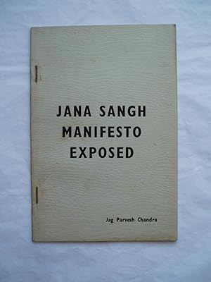 Jana Sangh Manifesto Exposed
