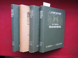 Bild des Verkufers fr Landeskunde der Provinz Brandenburg : Band 1 - 4. 1. Bd.: Die Natur. 2. Bd.: Die Geschichte. 3. Bd.: Die Kultur. 4. Bd.: Die Volkskunde. zum Verkauf von Versandantiquariat buch-im-speicher