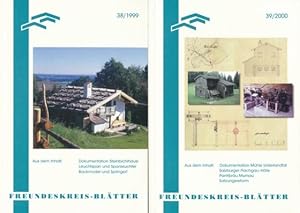 FREUNDESKREIS-BLÄTTER (Jahresschrift aus dem Freilichtmuseum Glentleiten) Nr. 38 (Juli 1999) - Nr...