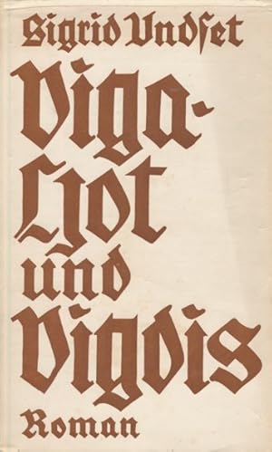 Bild des Verkufers fr Viga-Ljot und Vigdis. Herausgegeben von J. Sandmeier. Aus dem Norwegischen bersetzt von J. Sandmeier und S. Angermann. zum Verkauf von ANTIQUARIAT ERDLEN