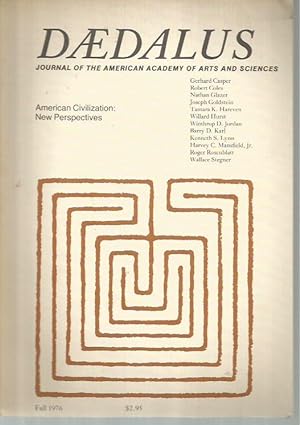 Seller image for Daedalus Volume 105, Number 4 (Fall 1976) American Civilization: New Perspectives for sale by Bookfeathers, LLC