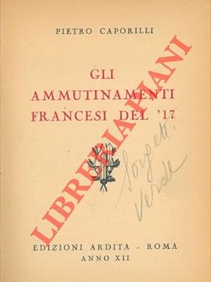 Immagine del venditore per Gli ammutinamenti francesi del '17. venduto da Libreria Piani