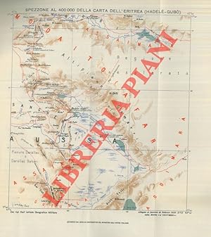 Regione Aussa e limitrofe + Spezzone al 400.000 della carta dell'Eritrea (Hadelè-Gubò).