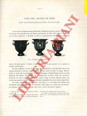 Vasi del Museo di Bari con rappresentazioni fliaciche.