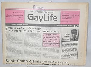 Imagen del vendedor de Chicago GayLife: the Midwestern gay weekly; vol. 8, #27, Thursday, December 16, 1982 a la venta por Bolerium Books Inc.
