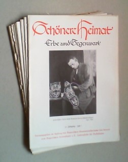 Schönere Heimat. Erbe und Gegenwart. Hg. vom Bayerischen Heimatbund. Jg. 35 (1939/40) in 6 Heften.