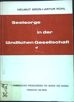 Bild des Verkufers fr Seelsorge in der lndlichen Gesellschaft; zum Verkauf von books4less (Versandantiquariat Petra Gros GmbH & Co. KG)
