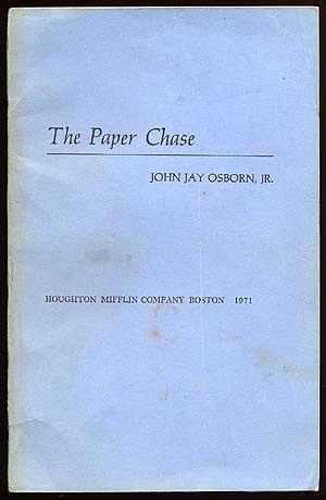 Bild des Verkufers fr The Paper Chase zum Verkauf von Between the Covers-Rare Books, Inc. ABAA