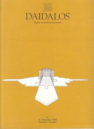 Bild des Verkufers fr Daidalos. Berlin Architectural Journal. No 6, December 15, 1982. zum Verkauf von adr. van den bemt