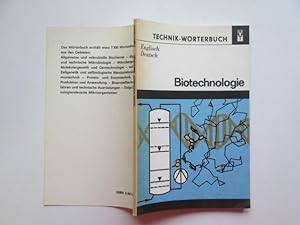 Immagine del venditore per Biotechnologie Technik-Wrterbuch Englisch - Deutsch venduto da Aucott & Thomas