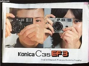 Bild des Verkufers fr PLAQUETTE : "KONICA C35 EF3 - zum Verkauf von Le-Livre
