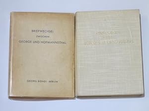Seller image for Briefwechsel zwischen George und Hofmannsthal. for sale by Antiquariat an der Uni Muenchen