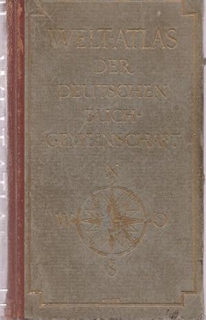 Welt-Atlas Weltatlas Welt Atlas der Deutschen Buch-Gemeinschaft 37 Karten in Kupferstich 104 Seit...