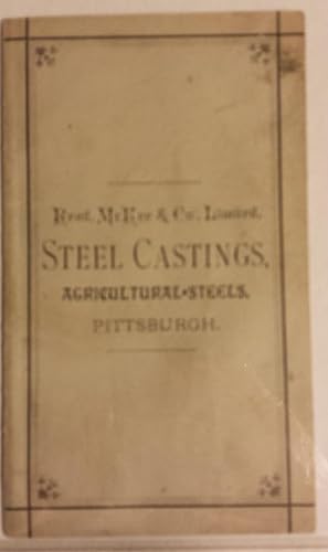 Reed, McKee & Co., Limited, Manufacturers of Steel Castings and Agricultural Steels of Every Desc...