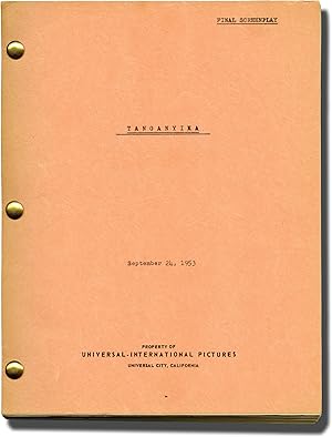 Image du vendeur pour Tanganyika (Original screenplay for the 1954 film, Van Heflin's working copy) mis en vente par Royal Books, Inc., ABAA