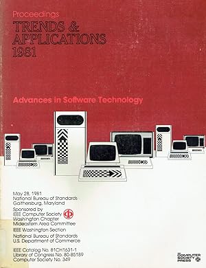 Seller image for Advances in Software Technology: Trends and Applications 1981 - PROCEEDINGS for sale by SUNSET BOOKS