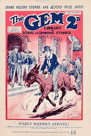 Image du vendeur pour The Gem Library No 808. D'Arcy Maximus. August 4th 1923. Facsimile mis en vente par Barter Books Ltd