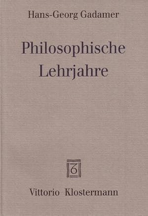 Seller image for Philosophische Lehrjahre: Eine Rckschau for sale by Antiquariat Armebooks